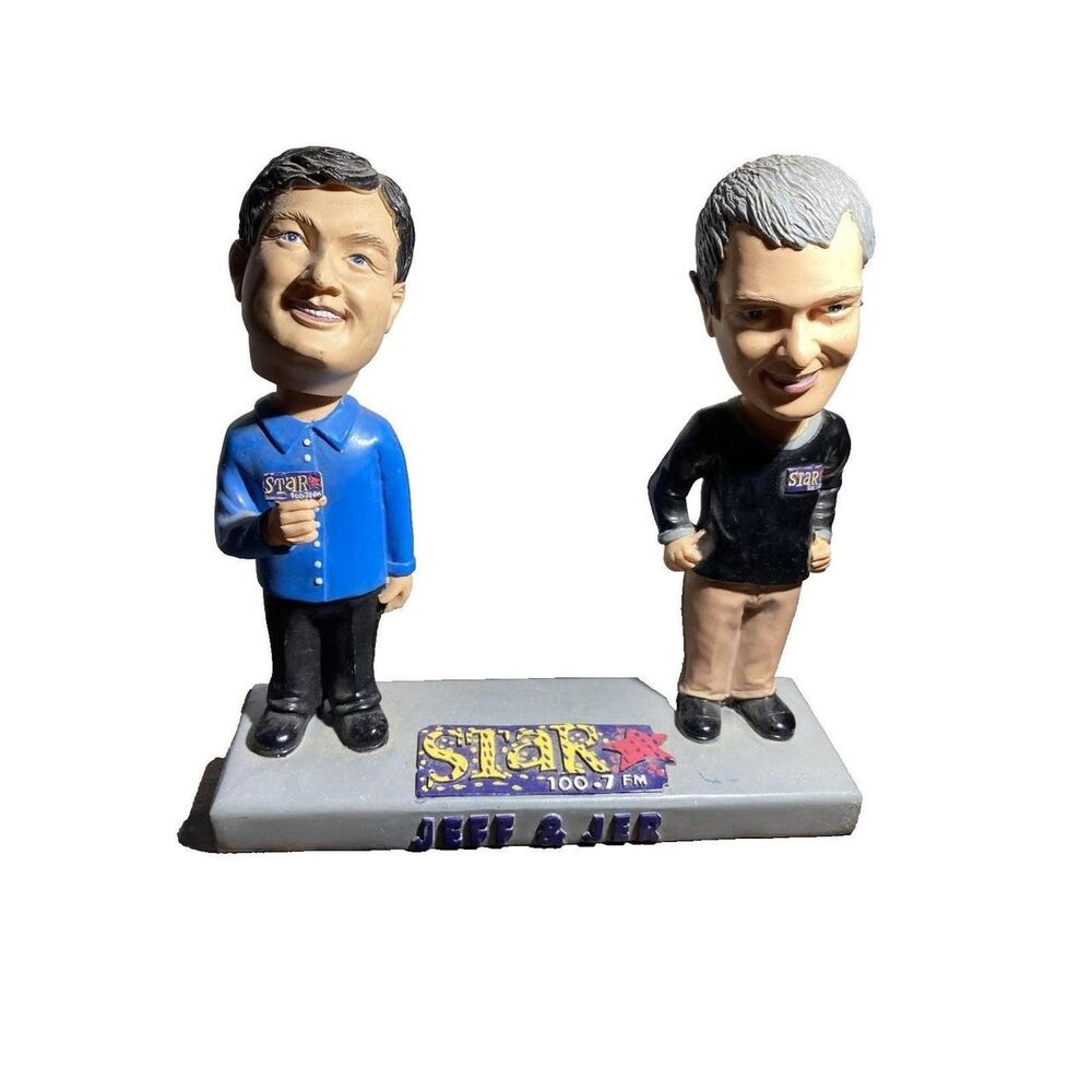 Jeff Jer Star 100.7FM bobblehead featuring the character Jeff in San Diego